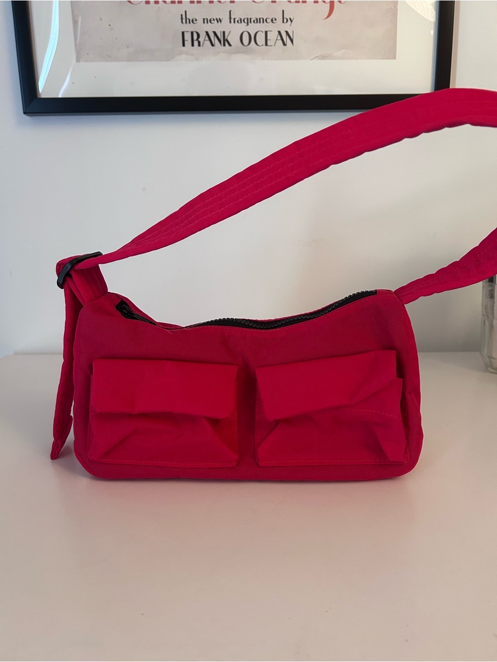 Baggu Red Cargo Shoulder Bag